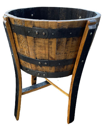 Large Whiskey Barrel Planter